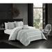 Chic Home Tyson 5 Piece Jacquard Geometric Comforter Set