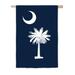 28" x 44" South Carolina Applique House Flag
