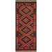 Antique Turkish Vintage Kilim Sherwood Hand-Woven Area Rug - 4'6" x 11'4"