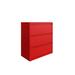 Hirsh 36 in Wide, 3 Drawer, HL8000 Series, Lava Red