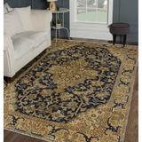 Noori Rug Semi-Antique Heriz Ardavan Blue/Beige Rug - 4'3 x 6'1