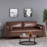 Malinta Contemporary Tufted 3 Seater Sofa by Christopher Knight Home - 82.25" L x 33.00" W x 33.00" H