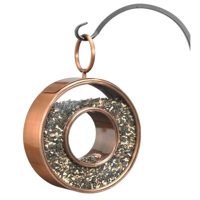 Just in Time Fly-Thru Copper Bird Feeder by Good Directions