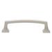 GlideRite 3.75-inch CC Deco Base Satin Nickel Cabinet Hardware Drawer Pulls (Pack of 10 or 25)