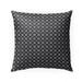 SIMPLE CIRCLES BLACK AND GREY Indoor|Outdoor Pillow By Kavka Designs - 18X18