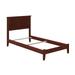 Madison Twin Traditional Bed in Walnut