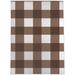 BARRETT BUFFALO CHECK BROWN Area Rug by Kavka Designs