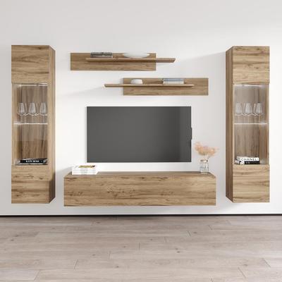 Strick & Bolton Hadi 5-piece Wall-mounted Entertainment Center Set