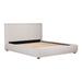 Aurelle Home Modern Upholstered Queen Platform Bed