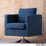 Holden Modern Fabric Swivel Club Chair by Christopher Knight Home