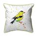 Betsy's Goldfinch Extra Large Pillow 22x22