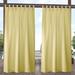 ATI Home Indoor/Outdoor Solid Cabana Tab Top Curtain Panel Pair