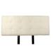 MJL Furniture Ali Button Tufted Atlas Bone Upholstered Headboard