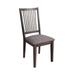 Lennox Set of 2 Wood Dining Side Chairs, Dark Tobacco - N/A