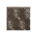 Fasade Cyclone Decorative Vinyl 2ft x 2ft Glue Up Ceiling Tile in Smoked Pewter (5 Pack)