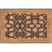 Shabby Chic Ziegler Patty Blue Brown Hand-knotted Wool Rug - 10 ft. 3 in. X 13 ft. 5 in.