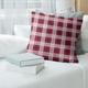 James Brooksberry NFB Arizona Football Luxury Plaid Pillow (w/ Removable Insert) - Cotton Twill