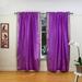 Lavender Rod Pocket Sheer Sari Curtain / Drape / Panel - Pair