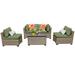 Monterey 5 Piece Outdoor Wicker Patio Furniture Set