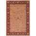Classic Ziegler Kathyrn Tan Red Hand-knotted Wool Rug - 5 ft. 11 in. X 8 ft. 11 in.