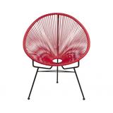 Sienma kier Modern Style Acapulco Wicker Outdoor Chair with Metal Legs