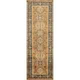 Traditional Oriental Indo Heriz Serapi Wool Runner Rug Hand-knotted - 2'6" x 7'9"