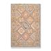 Hand Knotted Heriz Blue Oriental Area Rug Wool Traditional Oriental Area Rug (3x5) - 3'9" x 5'9"