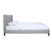 Aurelle Home Grey Upholstered Contemporary Bed