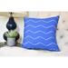 20 x 20 inch Harlequin Stripe Geometric Print Pillow