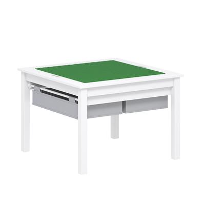 UTEX-2 in 1 Kids Activity Lego Table with Storage and Drawers