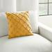 Pin-tuck Textured Modern Farmhouse Cotton Throw Pillow