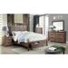 Lome Rustic Brown Wood 6-Drawer 2-Piece Dresser and Mirror Set by Furniture of America