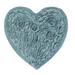 Home Weavers Bellflower Heart Bath Rug 25"x25"