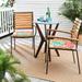 Multi Corded Indoor/ Outdoor Corded Chair Pad Set (Set of 2)