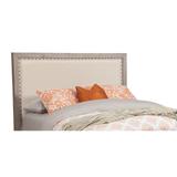Origins by Alpine Natural Grey Classic Wood and Linen Headboard