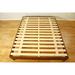 Natural Wood Platform Bed Frame for Latex or Memory Foam Mattress