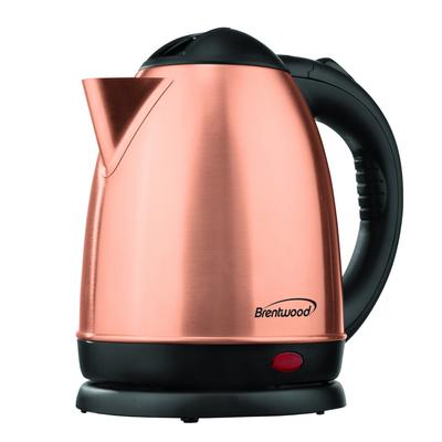 Brentwood 1.7 L White Appliances KT-2017W 1.7L Cool-Touch Electric Kettle 