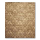 Transitional Oriental Hand Knotted Area Rug - Tan/Brown - 8' x 10' - 8' x 10'