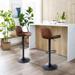 Art Leon Adjustable Swivel Barstool (Set of 2)