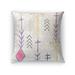 Kavka Designs pink/ purple/ ivory mezouar accent pillow with insert