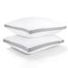 2-Pack Cotton Pillows Gusseted Pillows for Side, Stomach and Back Sleeper