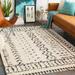 Livabliss Kortne Bohemian Geometric Shag Area Rug