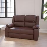 Contemporary Recliner Loveseat - 56"W x 35" - 64"D x 38"H