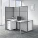 Easy Office 60W 2 Person Desk with Drawers by Bush Business Furniture