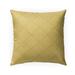 STICH TRIBAL DIAMOND YELLOW Indoor|Outdoor Pillow By Kavka Designs - 18X18