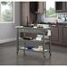 Convenience Concepts American Heritage 3 Tier Stainless Steel Kitchen Cart with Drawers