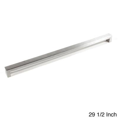 Contemporary Stainless Steel Bold Design Cabinet Bar Pull Handle (Set of 15)