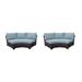 kathy ireland River Brook Curved Armless Sofa 2 Per Box