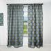 Designart 'Retro Abstract Pattern II' Mid-Century Modern Blackout Curtain Single Panel