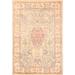 Sultanabad Ziegler Oriental Vegetable Dye Geometric Area Rug Handmade - 3'11" x 5'8"